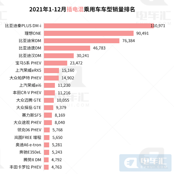 2023年度中国新能源乘用车终端销量榜